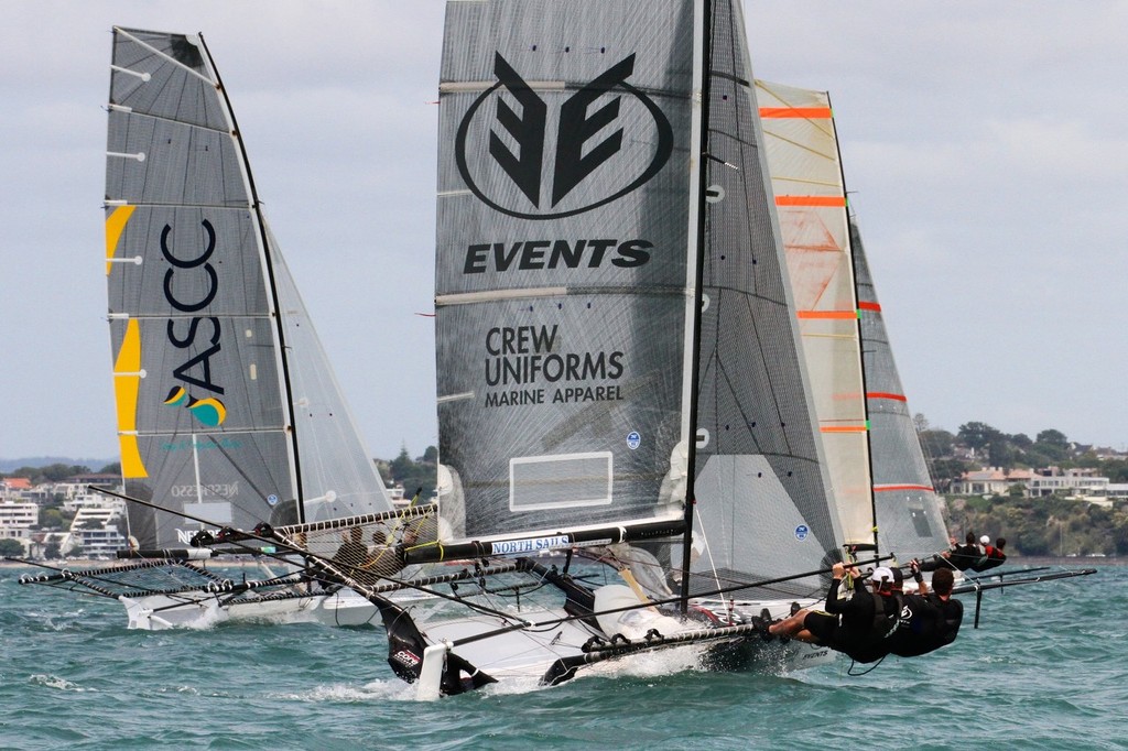 Events Clothing - 18ft skiff Nationals - Day 1, January 19, 2013 © Richard Gladwell www.photosport.co.nz